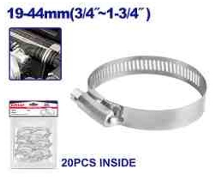 American Type Hose Clamp 19–44mm 12.7mm Band Stainless/Carbon Steel
